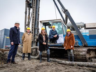 Eerste paal nieuwbouw Demcon hoofdkantoor