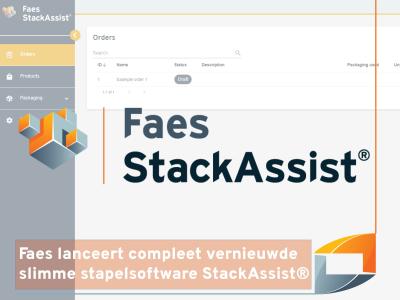 Faes lanceert compleet vernieuwde slimme stapelsoftware StackAssist®